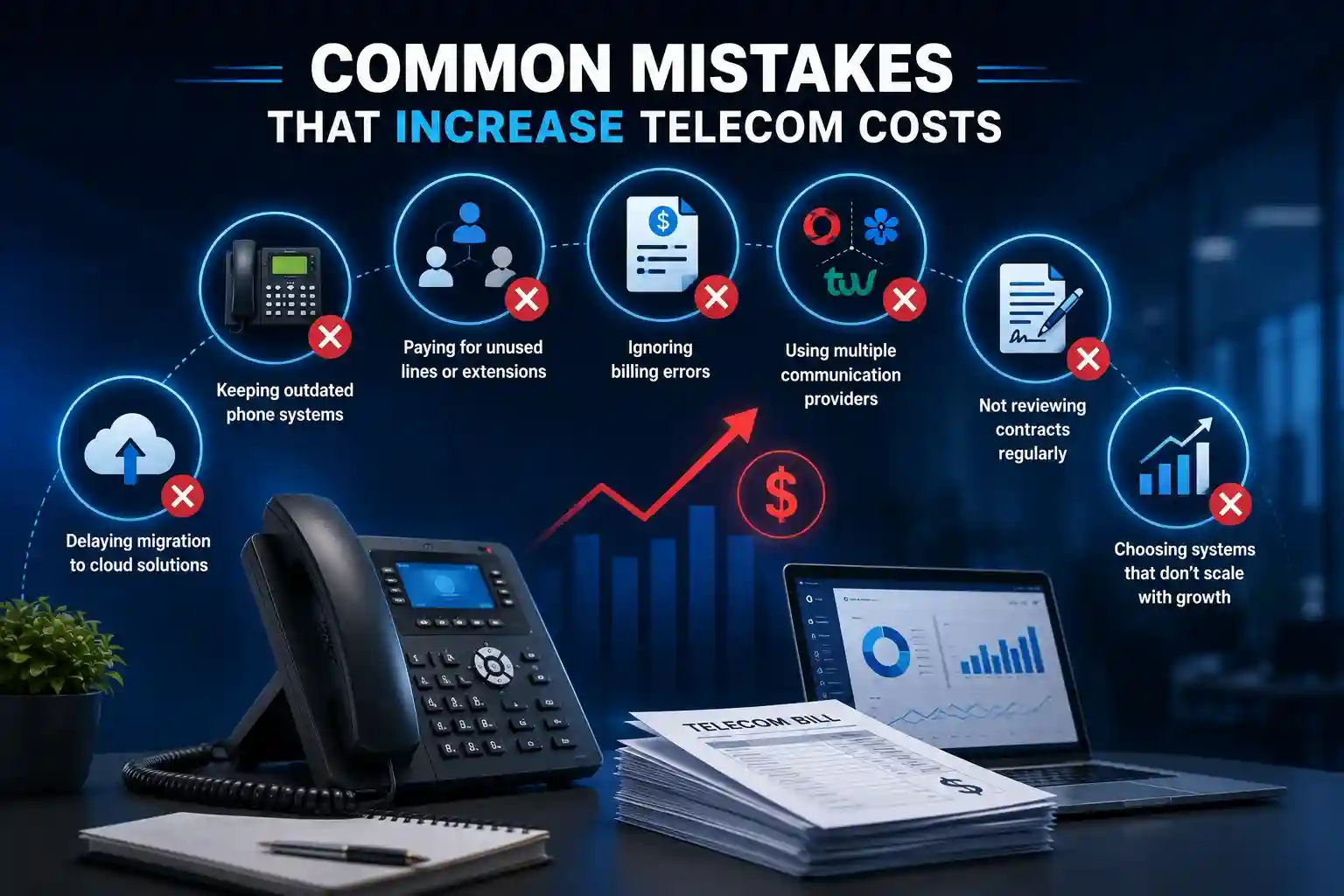 NexGen Voice team helping a business plan telecom cost savings
